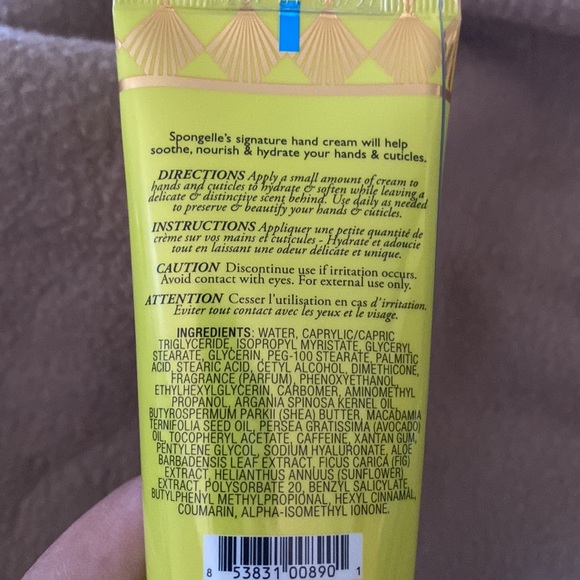 Spongelle coconut verbena hand cream spongellé - Picture 3 of 4